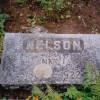 Howardsville-Cemetery--- Anna A Nelson-marker